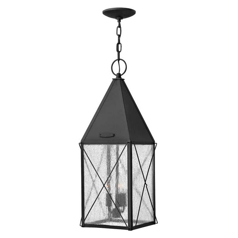 Hinkley 1842BK Outdoor York Black Pendant Lights