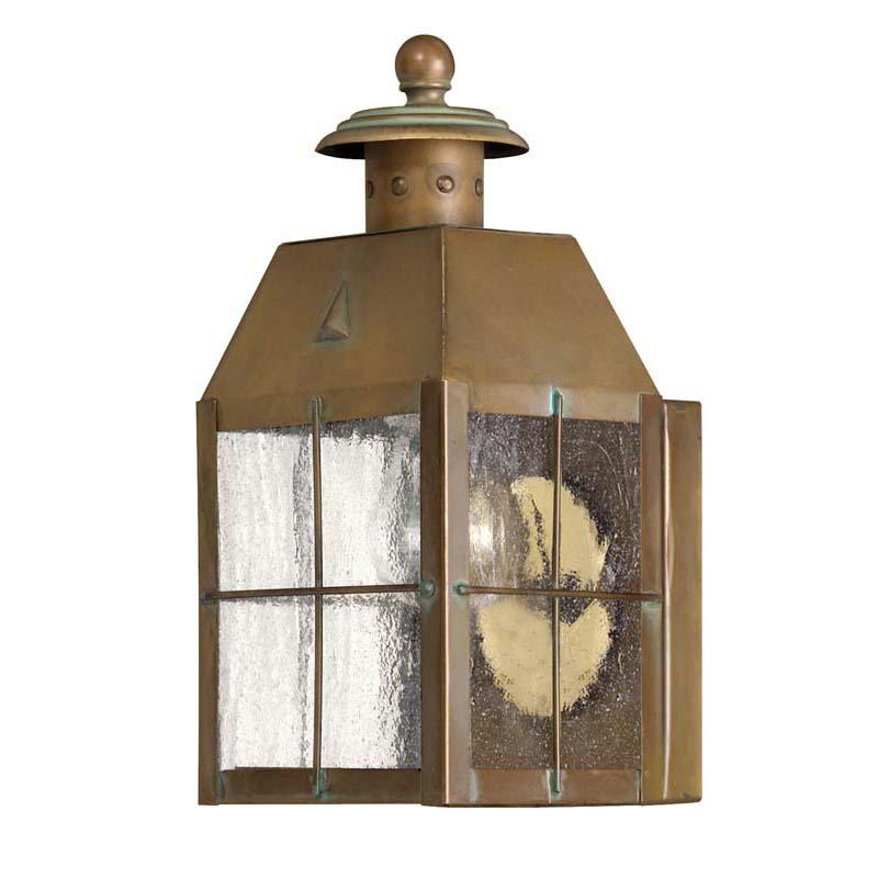 Hinkley 2376AS Outdoor Nantucket Aged Brass Wall Lights