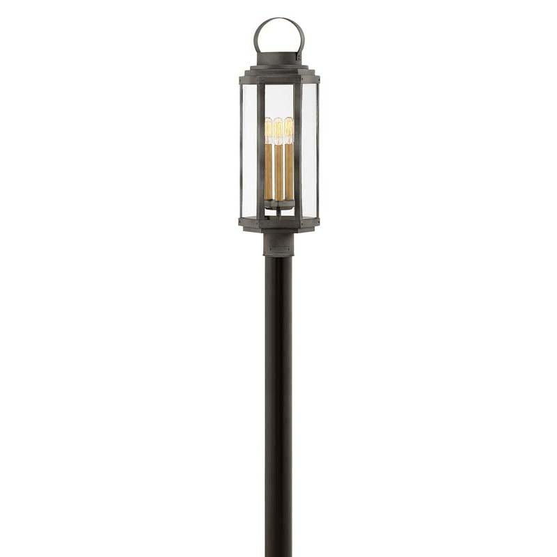 Hinkley 2537DZ Outdoor Danbury Aged Zinc Post Mount Lights