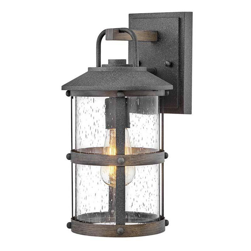 Hinkley 2680DZ Outdoor Lakehouse Aged Zinc Wall Lights