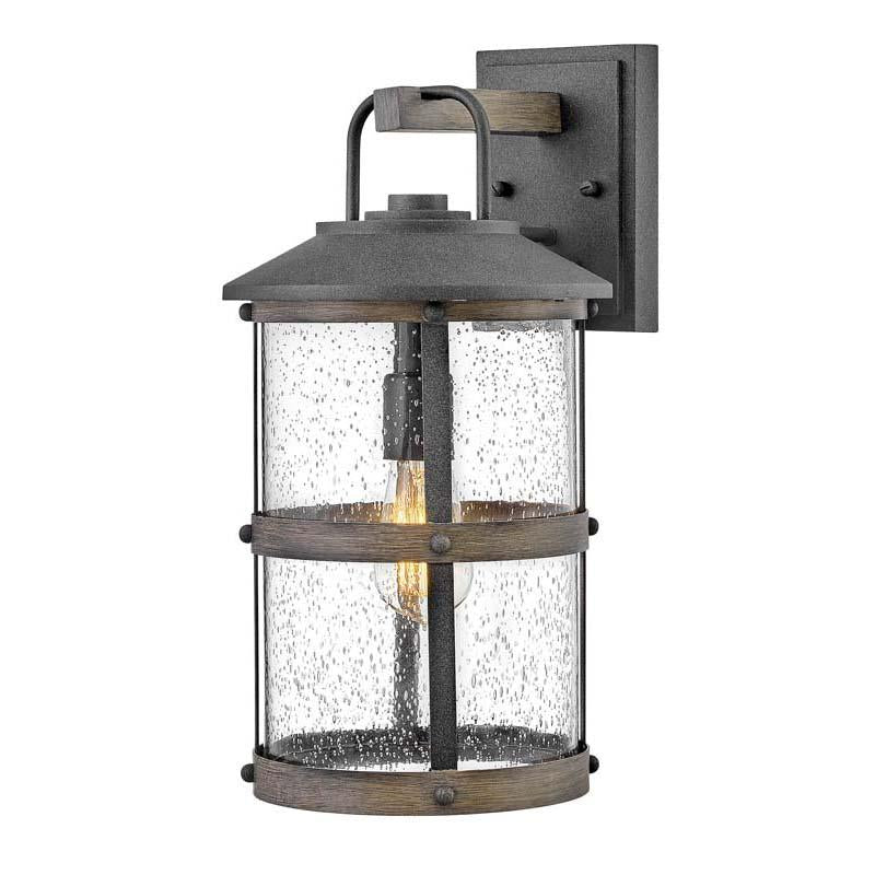 Hinkley 2684DZ Outdoor Lakehouse Aged Zinc Wall Lights