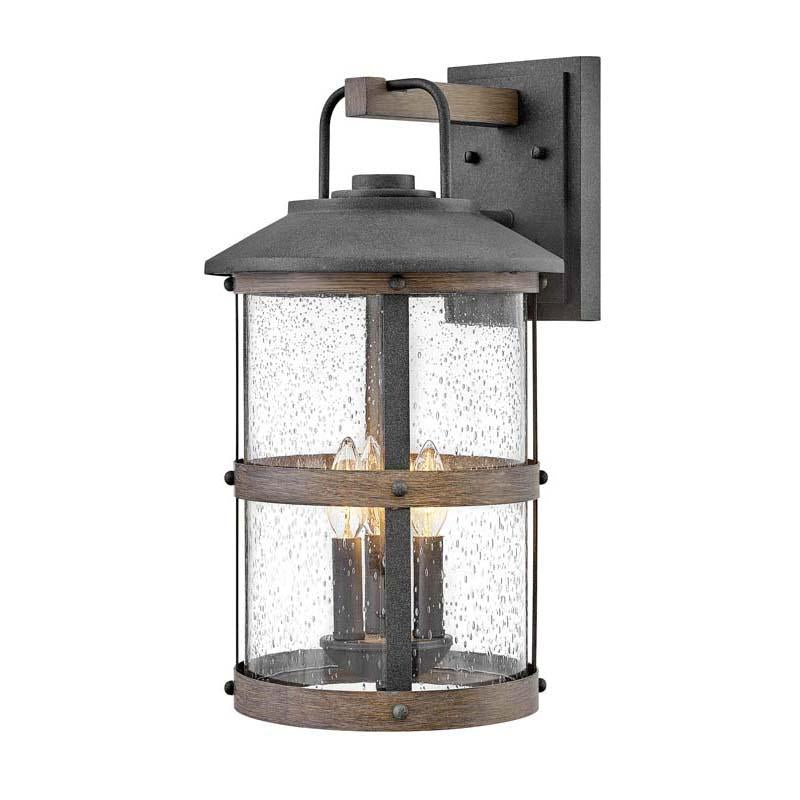 Hinkley 2685DZ Outdoor Lakehouse Aged Zinc Wall Lights