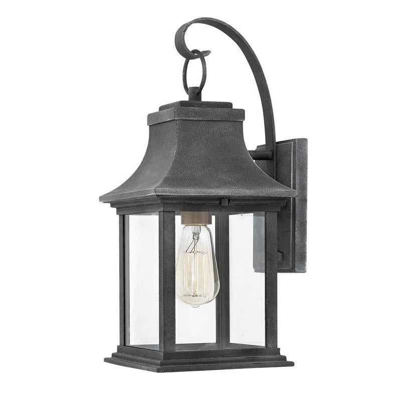 Hinkley 2930DZ Outdoor Adair Aged Zinc Wall Lights