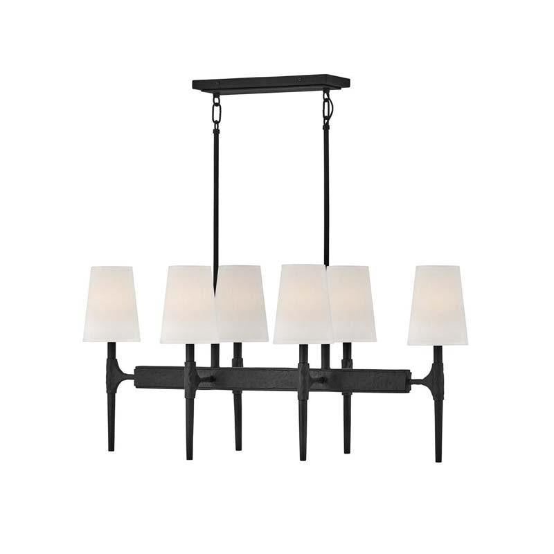 Hinkley 4468BK Chandelier Beaumont Black Pendant Lights