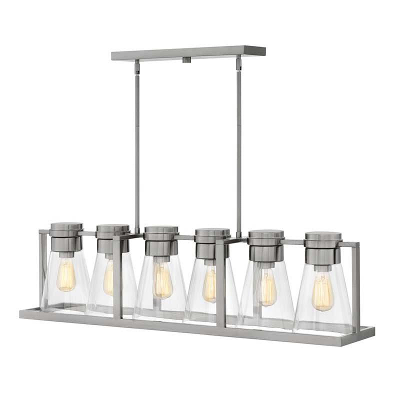 Hinkley 63306 CL Chandelier Refinery with Clear glass Pendant Lights