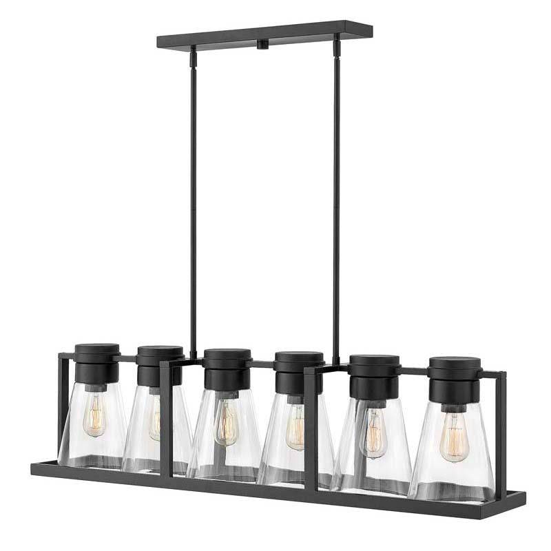Hinkley 63306 CL Chandelier Refinery with Clear glass Pendant Lights