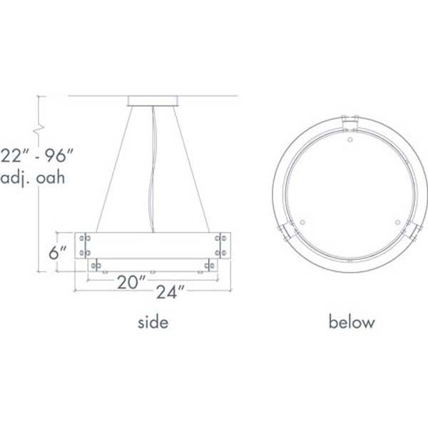 Invicta 16356-SM Indoor/Outdoor Stem Mount Pendant By Ultralights Lighting Additional Image 1