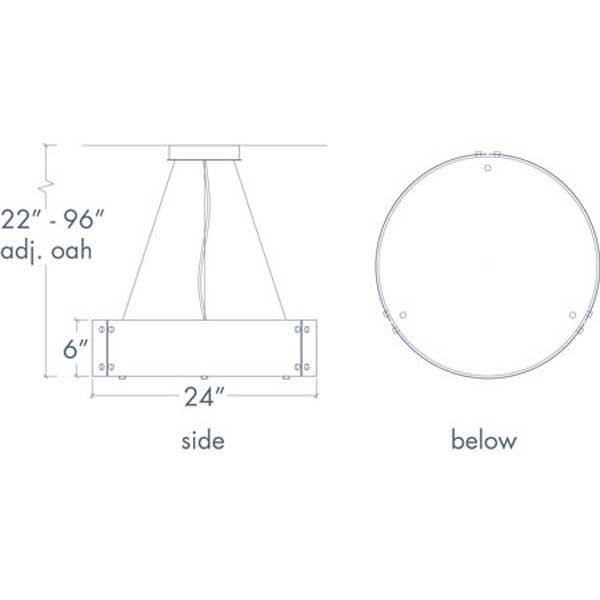 Invicta 16358-SM Indoor/Outdoor Stem Mount Pendant By Ultralights Lighting Additional Image 1