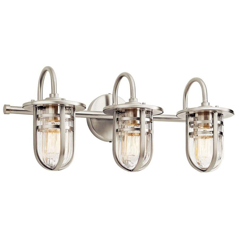 Kichler 45133NI Caparros 3 Light Vanity Light Brushed Nickel