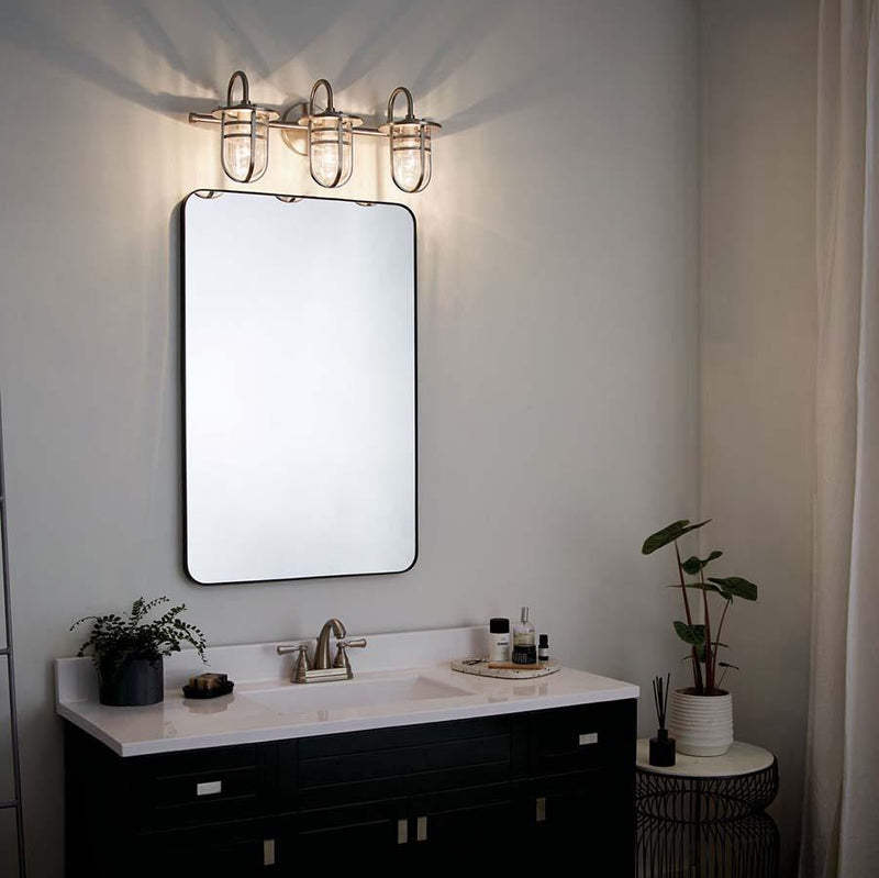Kichler 45133NI Caparros 3 Light Vanity Light Brushed Nickel Additional Image 3