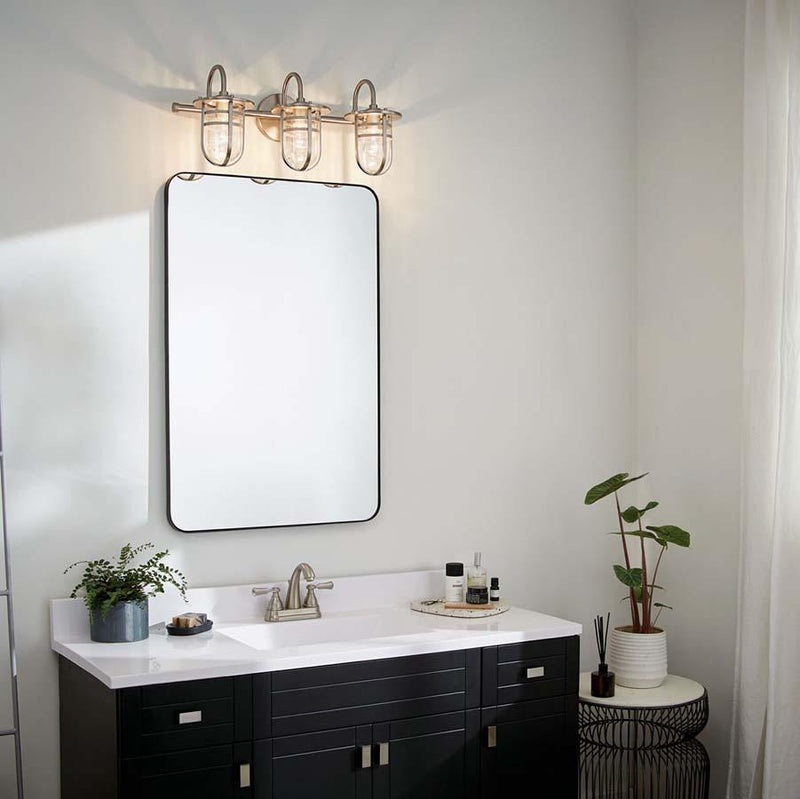 Kichler 45133NI Caparros 3 Light Vanity Light Brushed Nickel Additional Image 2