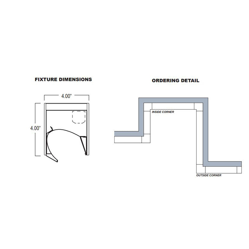 Advantage Environmental Lighting LDP4 4" Designer Recessed Perimeter LED