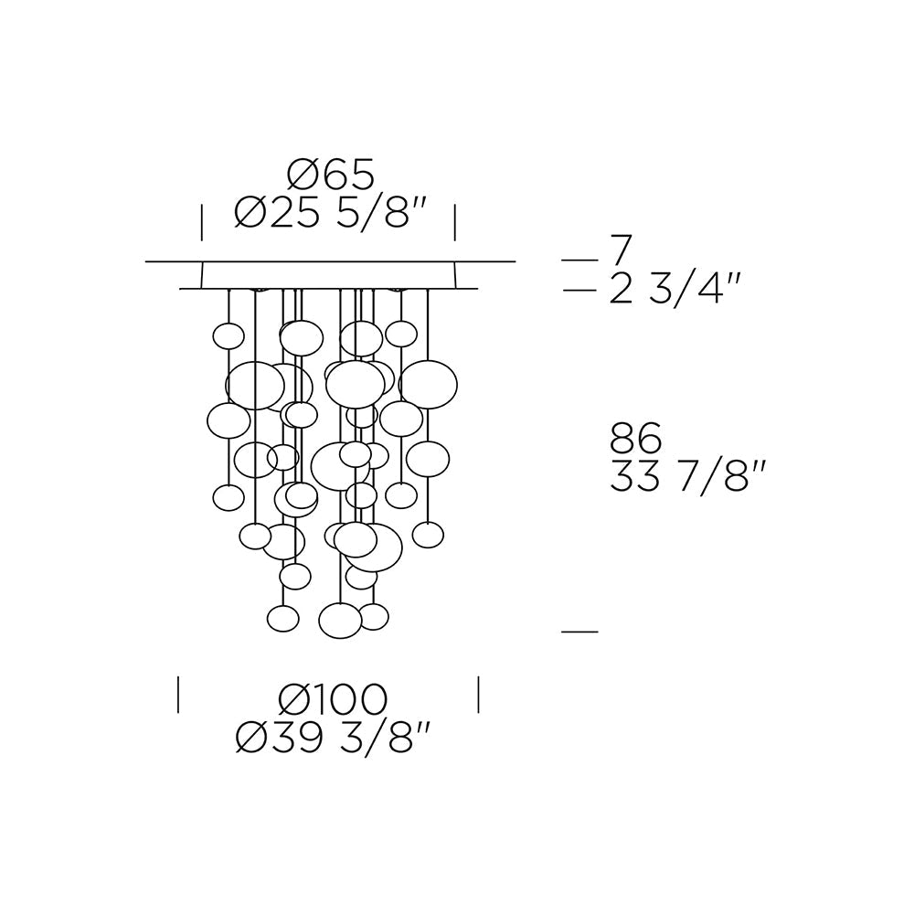Leucos Lighting ETHER S 90 Pendant