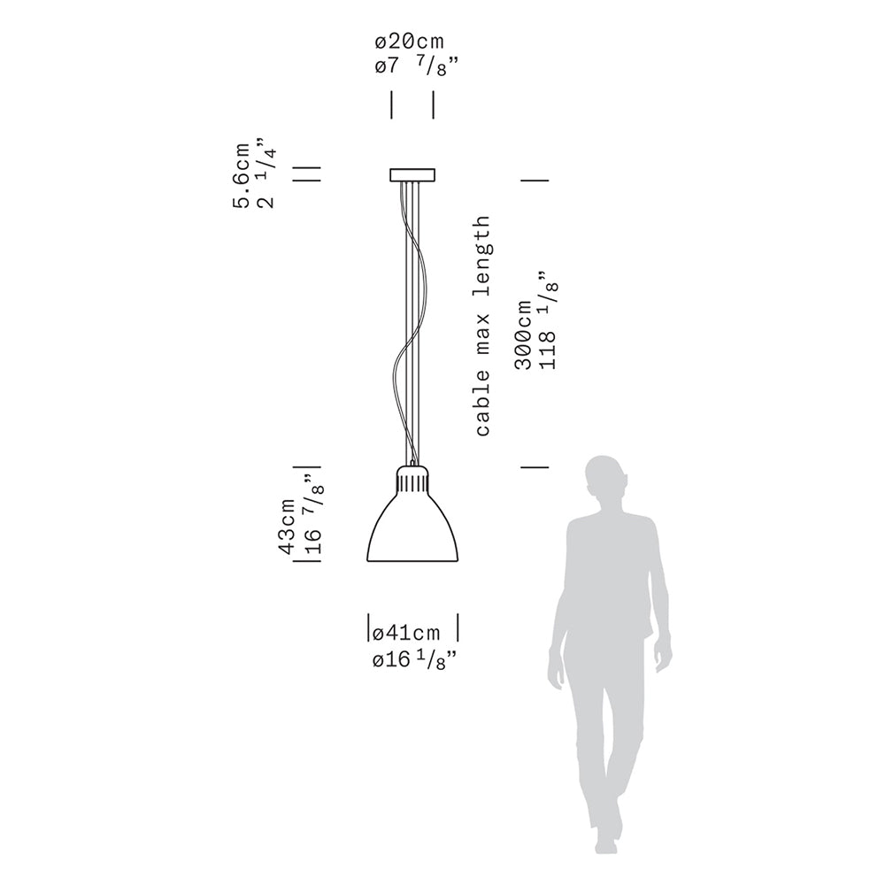 Leucos Lighting JJ BIG S Body Only LED Pendant