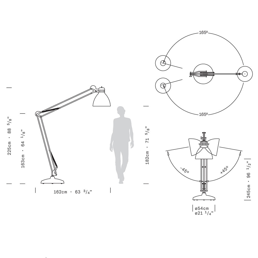 Leucos Lighting JJ BIG TR Body Only  Indoor LED Floor Lamp