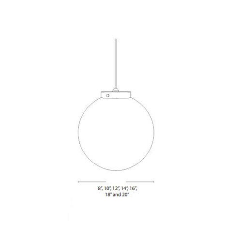 Lightcraft Outdoor Natural Bronze Hanging Globe 12V