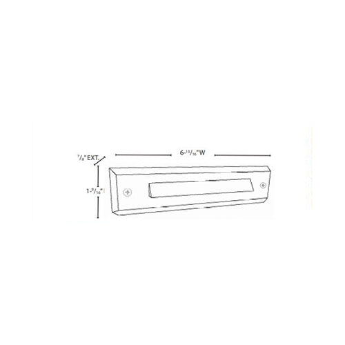 Lightcraft Outdoor 7 Inch Surface Mount Step Light 12V