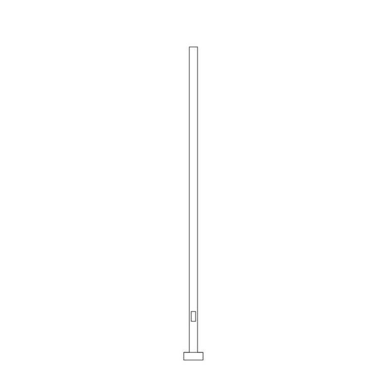 Lumec Lighting Contemporary Square Straight Shaft Poles (SPS)