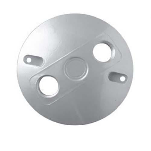 Lumiere Machined Aluminum Round Wall Plate or Box Cover- Dual Mounting Holes