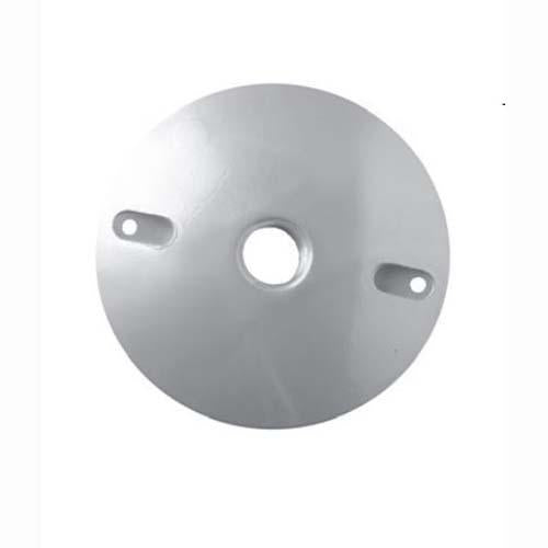 Lumiere Machined Aluminum Round Wall Plate or Box Cover- Single Mounting Hole