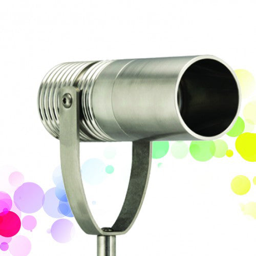 LuxR Lighting Modux Four RGBW Spike Spot Light with Snoot