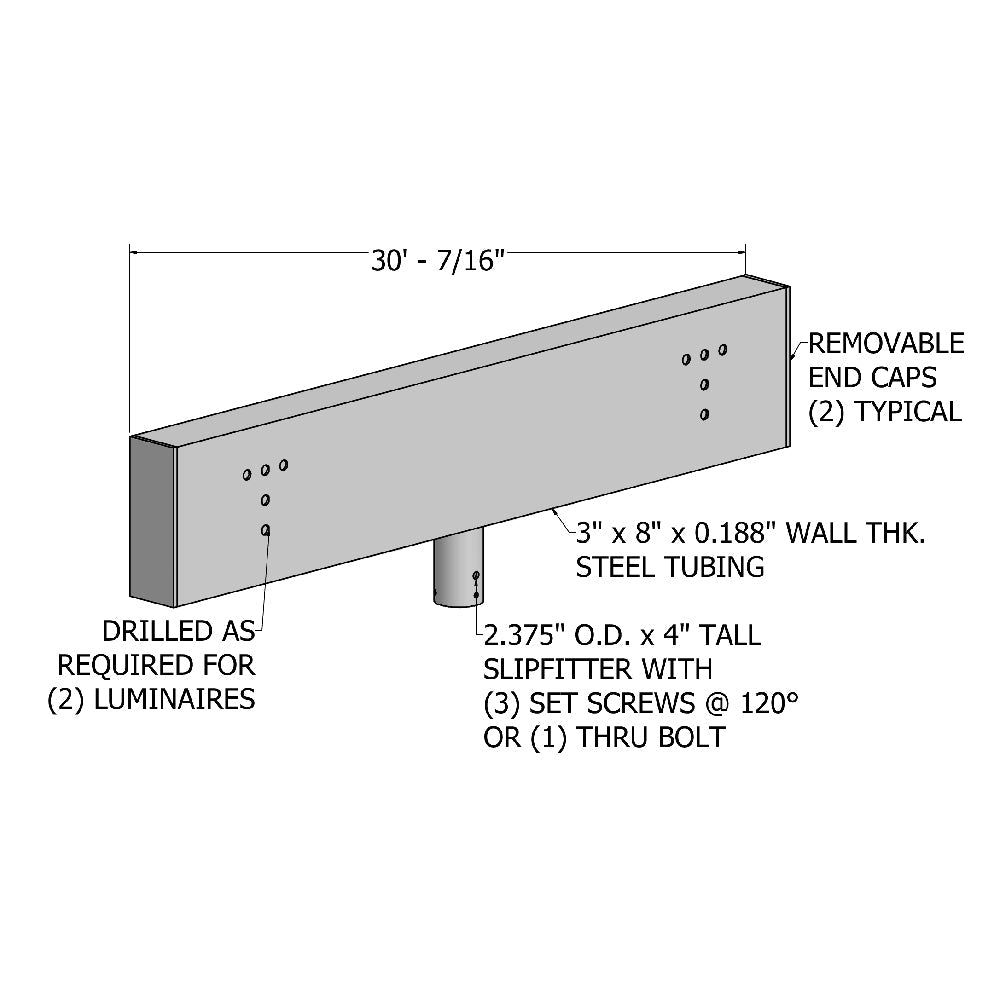 Lyte Poles SCA Multiple-Mounting Cross Arm Brackets