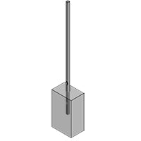 Lyte Poles 301-EMB Round Tapered Steel Embedded Poles
