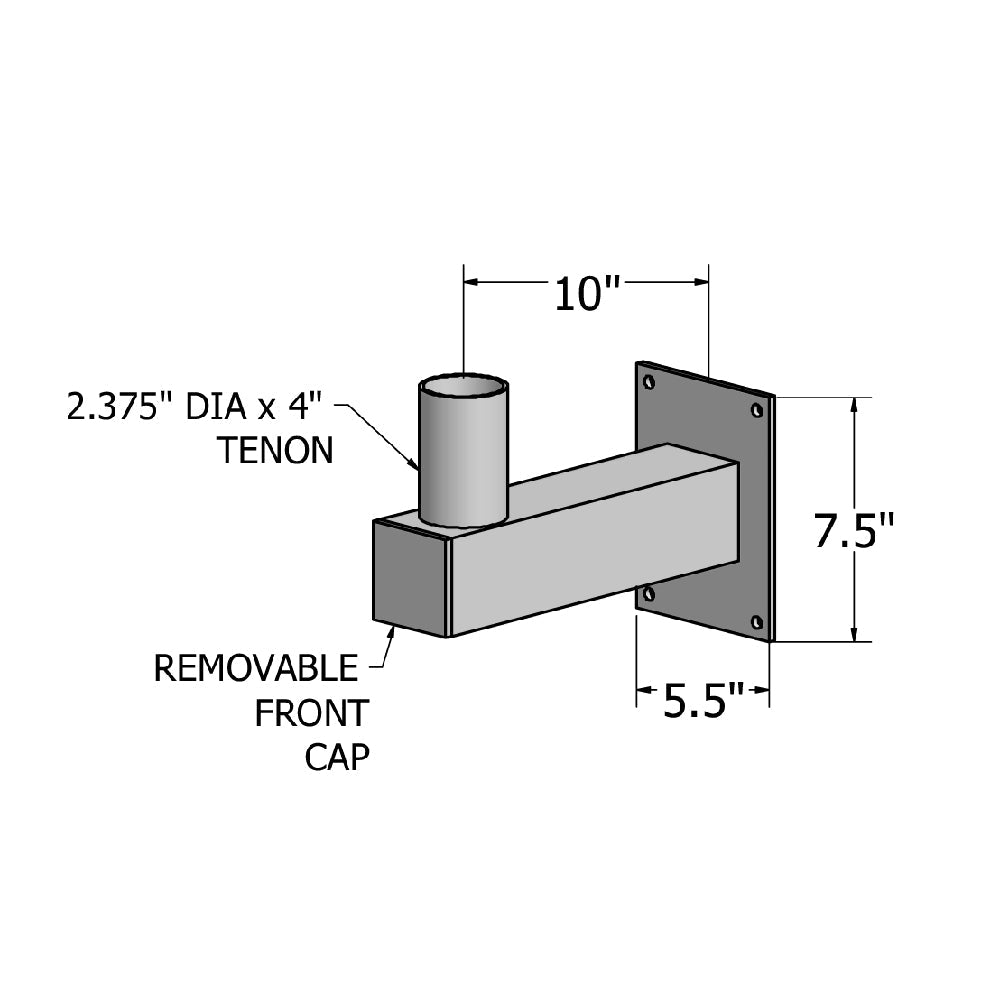 Lyte Poles SMB Square Mounting Brackets