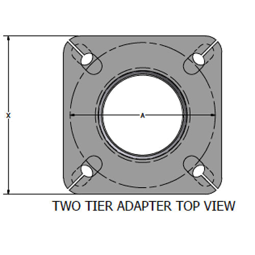 Lyte Poles TTAP Two-Tier Adaptor Plate