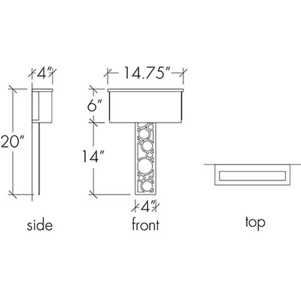 Modelli 15325 Indoor/Outdoor Wall Sconce By Ultralights Lighting Additional Image 1