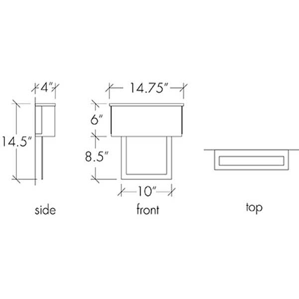 Modelli 15327 Indoor/Outdoor Wall Sconce By Ultralights Lighting Additional Image 1