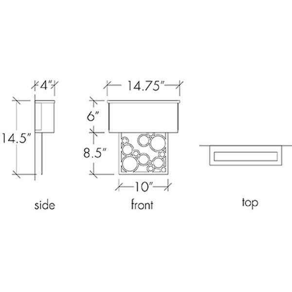 Modelli 15329 Indoor/Outdoor Wall Sconce By Ultralights Lighting Additional Image 1