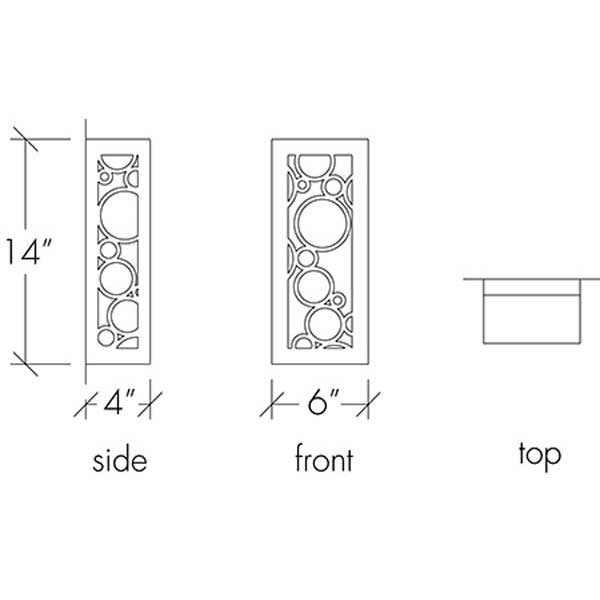 Modelli 15330-VM Outdoor Vertical Mounting Wall Sconce By Ultralights Lighting Additional Image 1