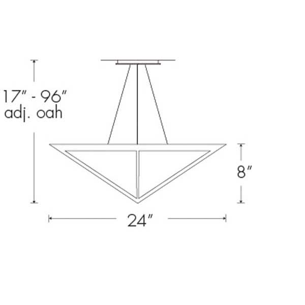 Profiles 11201-24-SM Indoor/Outdoor Stem Mount Pendant By Ultralights Lighting Additional Image 1