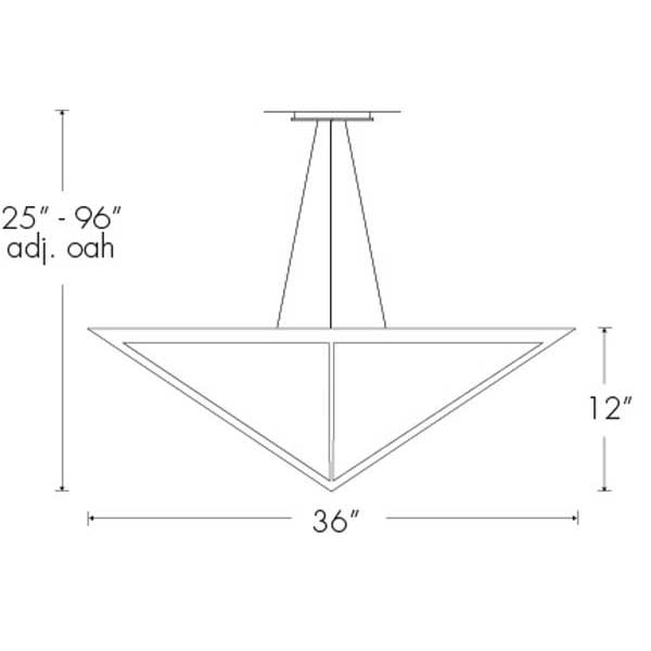 Profiles 11201-36-CH Indoor/Outdoor Cable Hung Pendant By Ultralights Lighting Additional Image 1