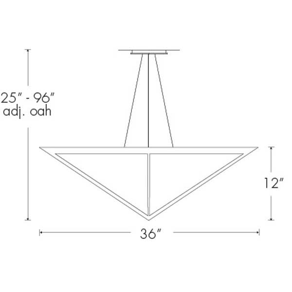 Profiles 11201-36-SM Indoor/Outdoor Stem Mount Pendant By Ultralights Lighting Additional Image 1