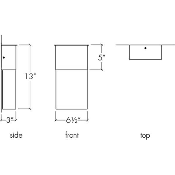 Profiles 19419 Indoor/Outdoor Sconce By Ultralights Lighting Additional Image 2