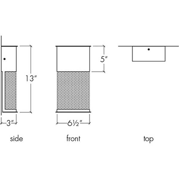 Profiles 19421 Indoor/Outdoor Sconce By Ultralights Lighting Additional Image 2