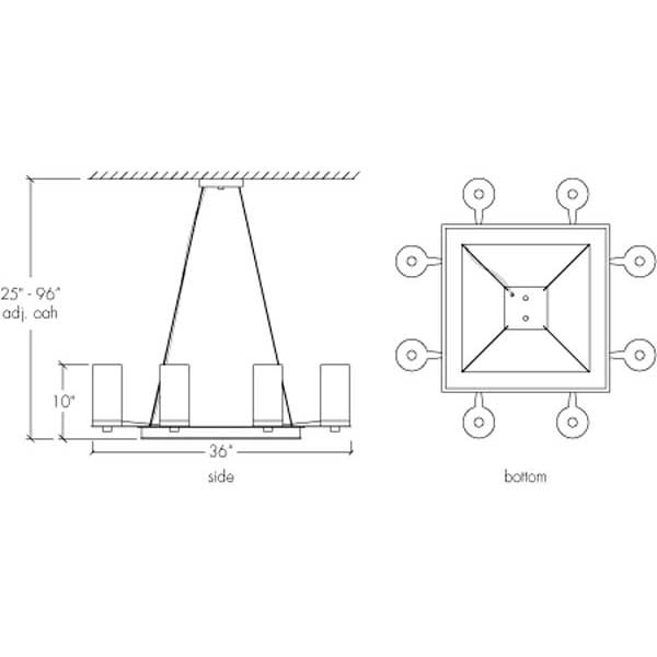 Radius 18405-36 Indoor/Outdoor Pendant By Ultralights Lighting Additional Image 3