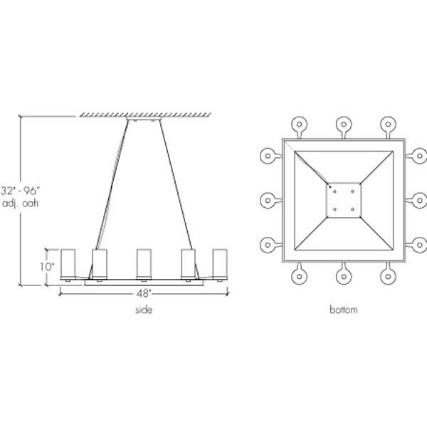 Radius 18405-48 Indoor/Outdoor Pendant By Ultralights Lighting Additional Image 1