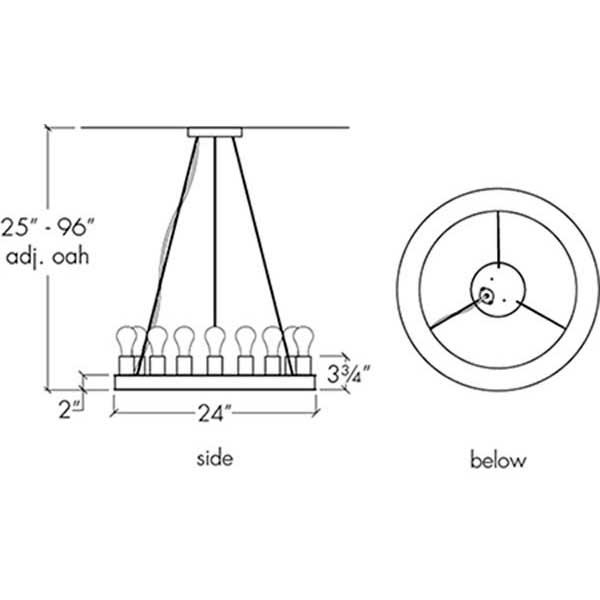 Radius 19425 Indoor/Outdoor Pendant By Ultralights Lighting Additional Image 2