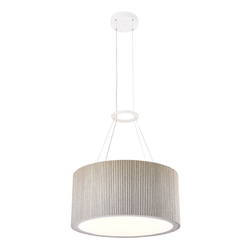 Shaper Lighting Sense Drum Ribsy Decorative Pendant Light