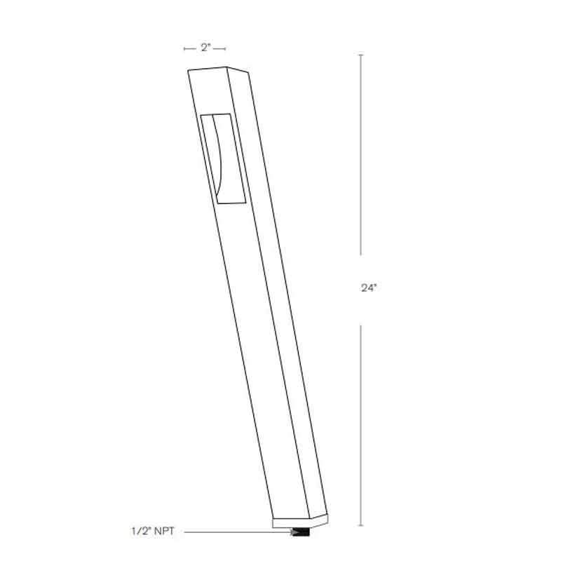 SPJ Lighting SPJ-ACC24 2W LED Contemporary Pathlight