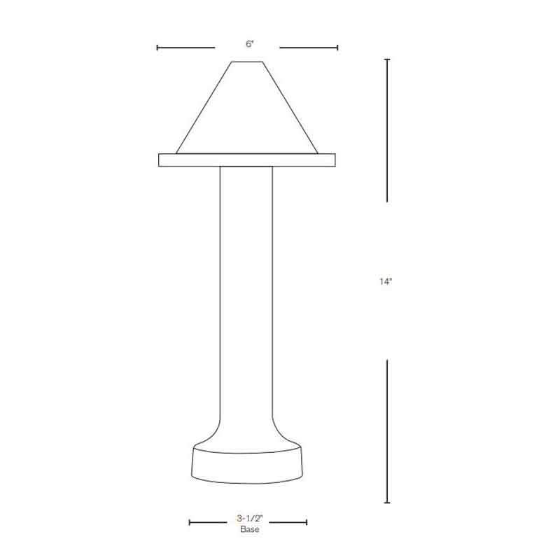 SPJ Lighting SPJ-CC100PL 2.5W Portable Patio Light