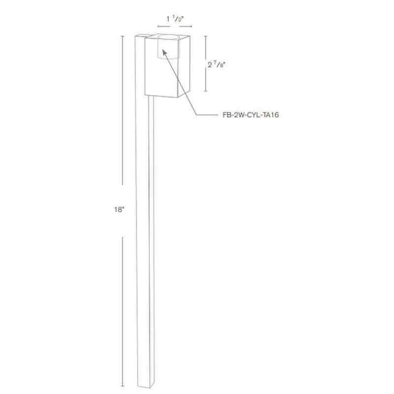 SPJ Lighting SPJ-CCPL-3-2W LED Pathway Light 12V - Seginus Lighting