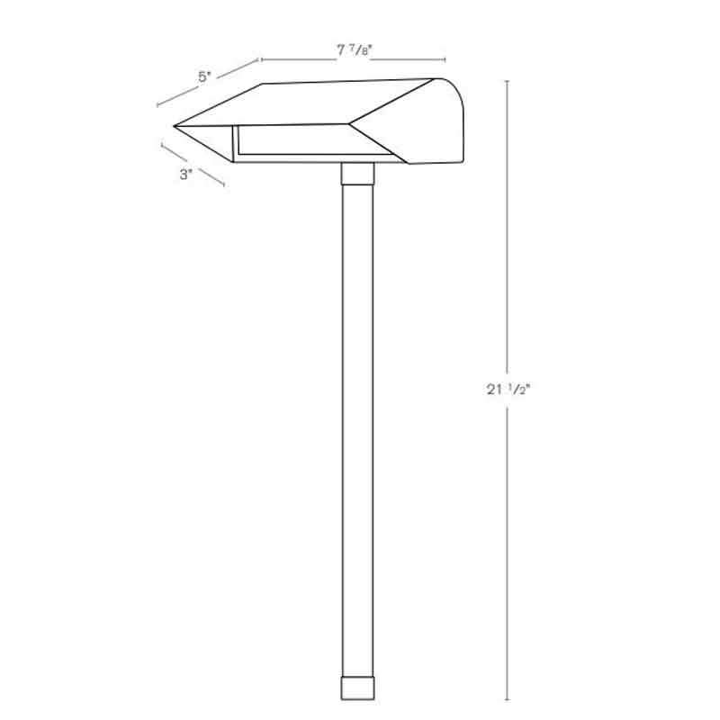 SPJ Lighting SPJ-CL8 2W LED Contemporary Pathlight