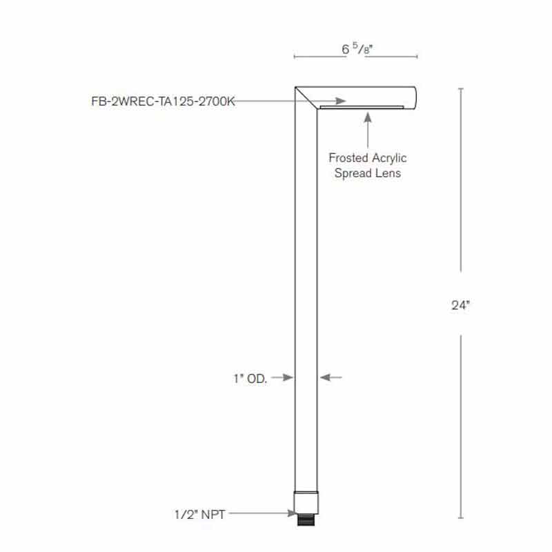 SPJ Lighting SPJ-DS24S 2W LED Pathlight 12V