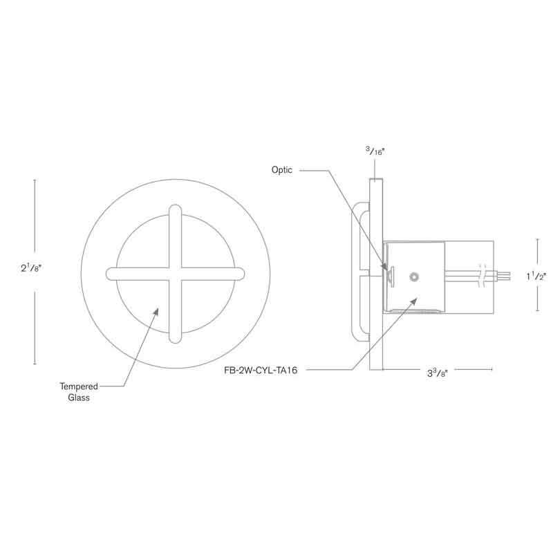 SPJ Lighting SPJ-GDG-3-M 2W LED Recessed Mini Accent Light