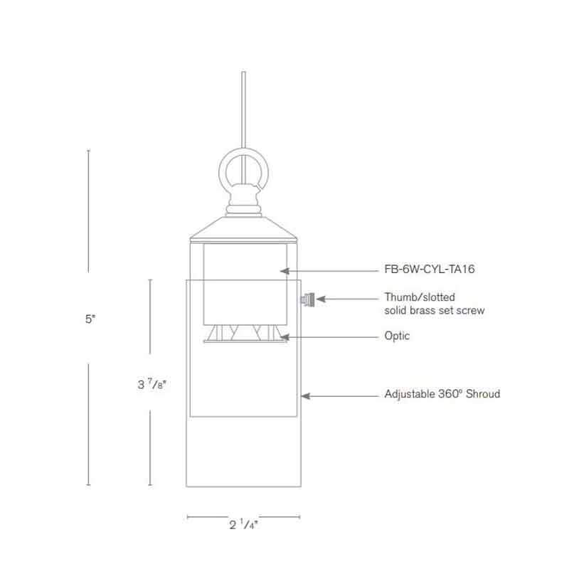 SPJ Lighting SPJ-HT6 6W LED Hanging Titan 12V