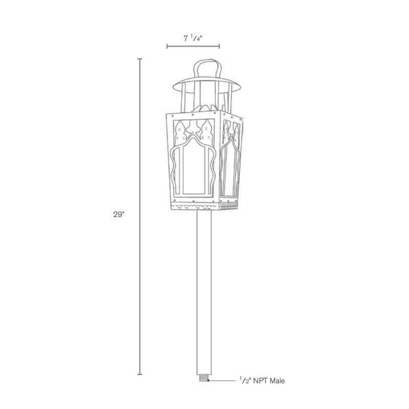 SPJ Lighting SPJ-LV700 LED Garden Lantern